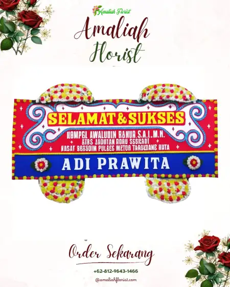 Papan Bunga Ucapan Selamat Mandala